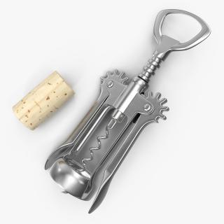 Wing Corkscrew with Cork 3D model