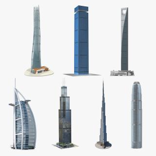 Skyscrapers Collection 5 3D model