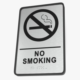 3D model No Smoking Sign