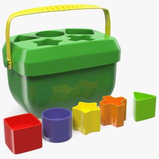 3D Baby Blocks Shape Sorter Toy model