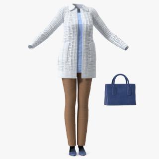 3D Casual Clothes Set for Women model