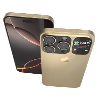 3D iPhone Flip Luxe Gold