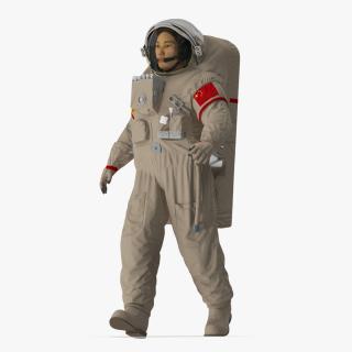 3D Astronaut Wearing Feitian Space Suit Rigged model