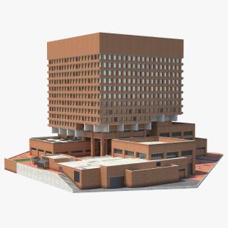 Headquarters of NYPD Building 3D model