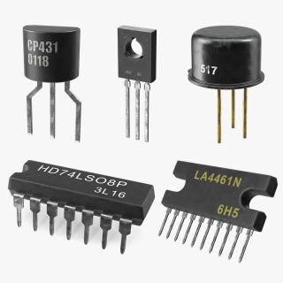 Transistors Collection 3 3D model