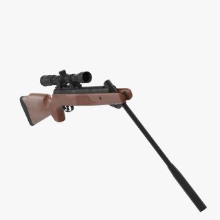 3D model Crosman Nitro Venom Break Barrel Air Rifle with Scope Rigged