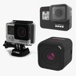 3D GoPro 3D Models Collection 3 model