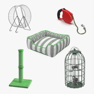 Animal Accessories Collection 3D model