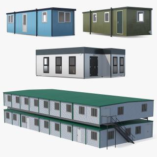 3D Prefabricated Modular Houses Collection 2