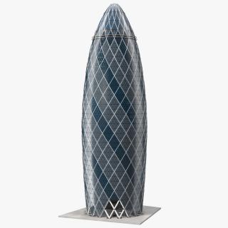 3D Commercial Skyscraper 30 St Mary Axe