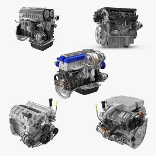 Car Engines Collection 3D