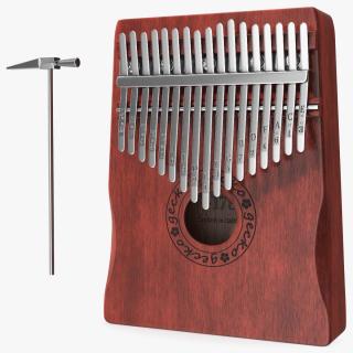 3D Mahogany Kalimba