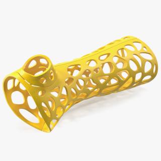 3D -Printed Orthopedic Cast Hand Yellow