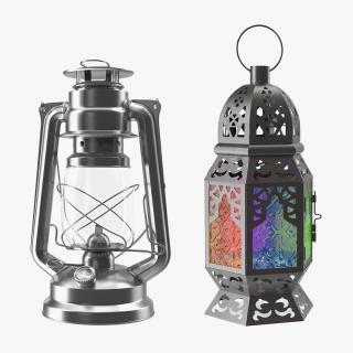 Lanterns Collection 3D model