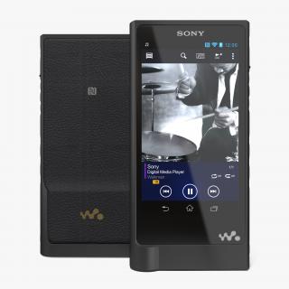 3D model Portable MP3 Digital Music Player Sony NW ZX2