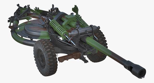 3D model Light Field Howitzer M119