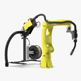 Industrial Robot with Arc Welding Kit 3D