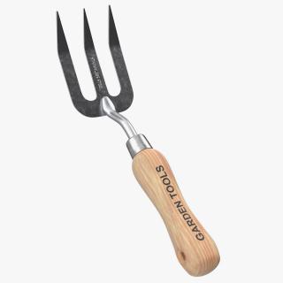 3D Garden Tool Hand Fork