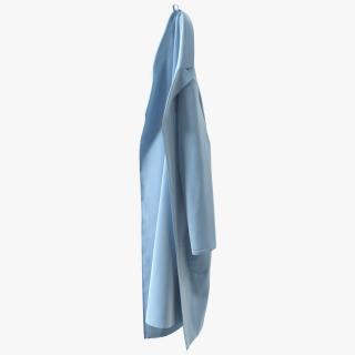 3D Lab Coat Blue Hanging