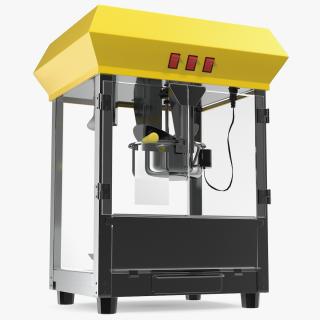 3D Empty Popcorn Popper Machine model