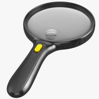 Handheld Illuminated Magnifying Glass 3D