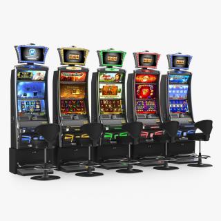 3D model Casino Slot Machines