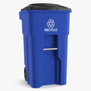 3D model Residential Recycling Bin