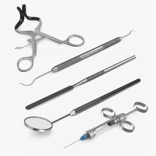 Dental Instruments Collection 3D model