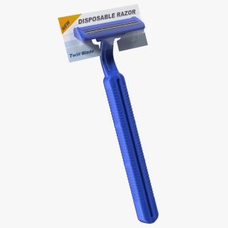 Disposable Razor Package 3D model