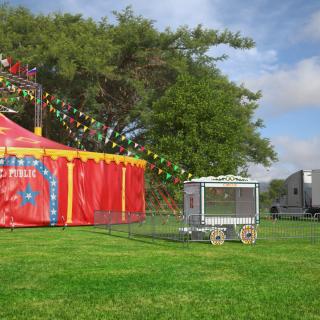 3D Circus Tent with Accessories model