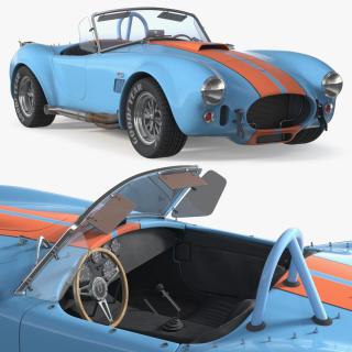 Shelby Cobra 1965 Racing 3D model