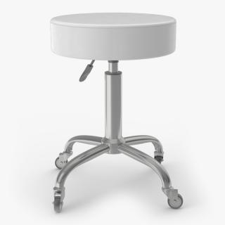 3D model Rolling Medical Spa Stool