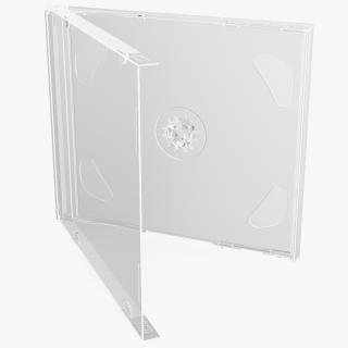 3D Clear Double CD Jewel Case