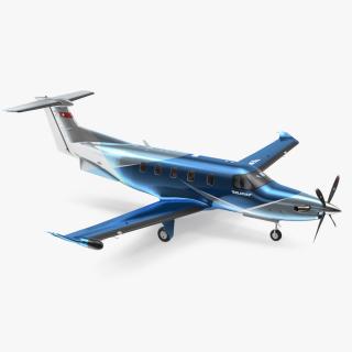 3D Pilatus PC12 NGX Business Plane