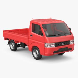 Suzuki Carry Truck Red 3D