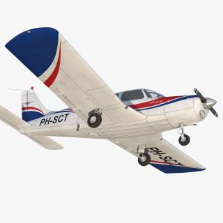 3D model Aircraft Piper PA-28-161 Warrior II