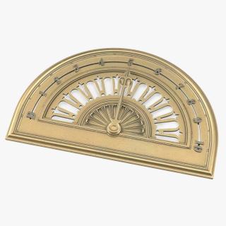 3D model Elevator Floor Indicator Brass