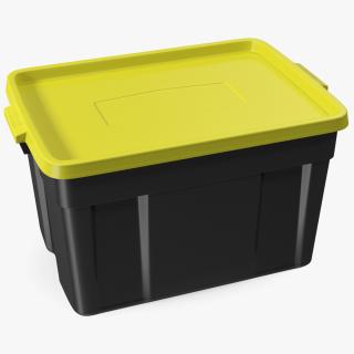 Polyethylene Storage Bin 25 Gallon 3D model