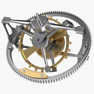 3D model Greubel Forsey Double Tourbillon 30 Mechanism