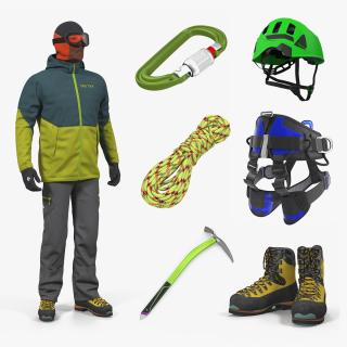 3D Climbing Equipment Collection 4