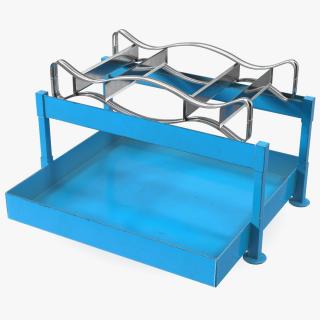 3D Barrel Horizontal Retention Basin model