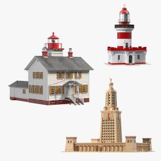 Lighthouses Collection 3D