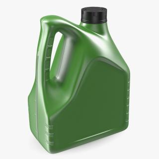 Motor Oil Green Bottle 3D