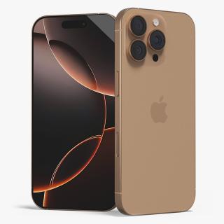 IPhone 16 Pro Desert Titanium 3D model