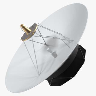 3D Parabolic Antenna 3D Model 2 model