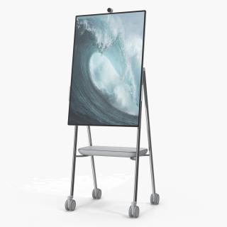 Smart Board Surface Hub 2 Rigged 3D