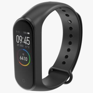 3D Xiaomi Mi Smart Band 4 Fitness Tracker model