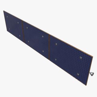 Satellite Solar Panel Array 3D