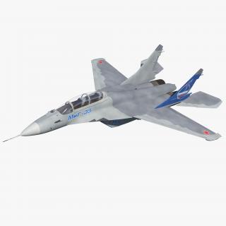 Fighter Mikoyan MiG-35 or Fulcrum F Rigged 3D