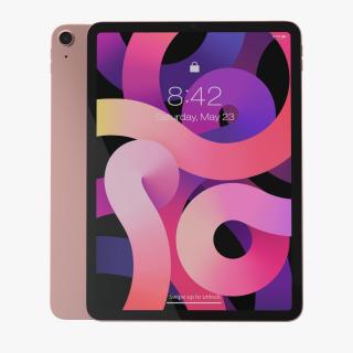 3D Apple iPad Air 4 2020 Rose Gold